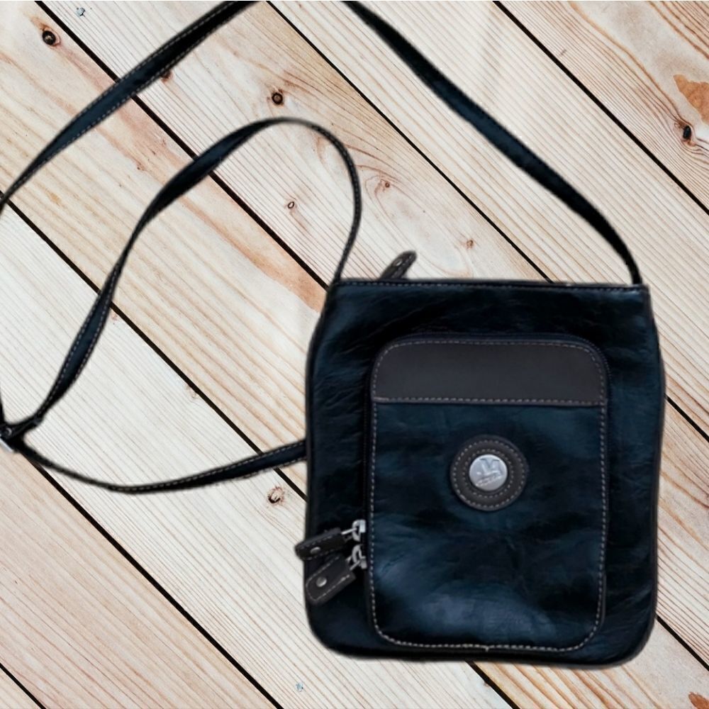 Vintage Mouflon Leather Crossbody Bag
